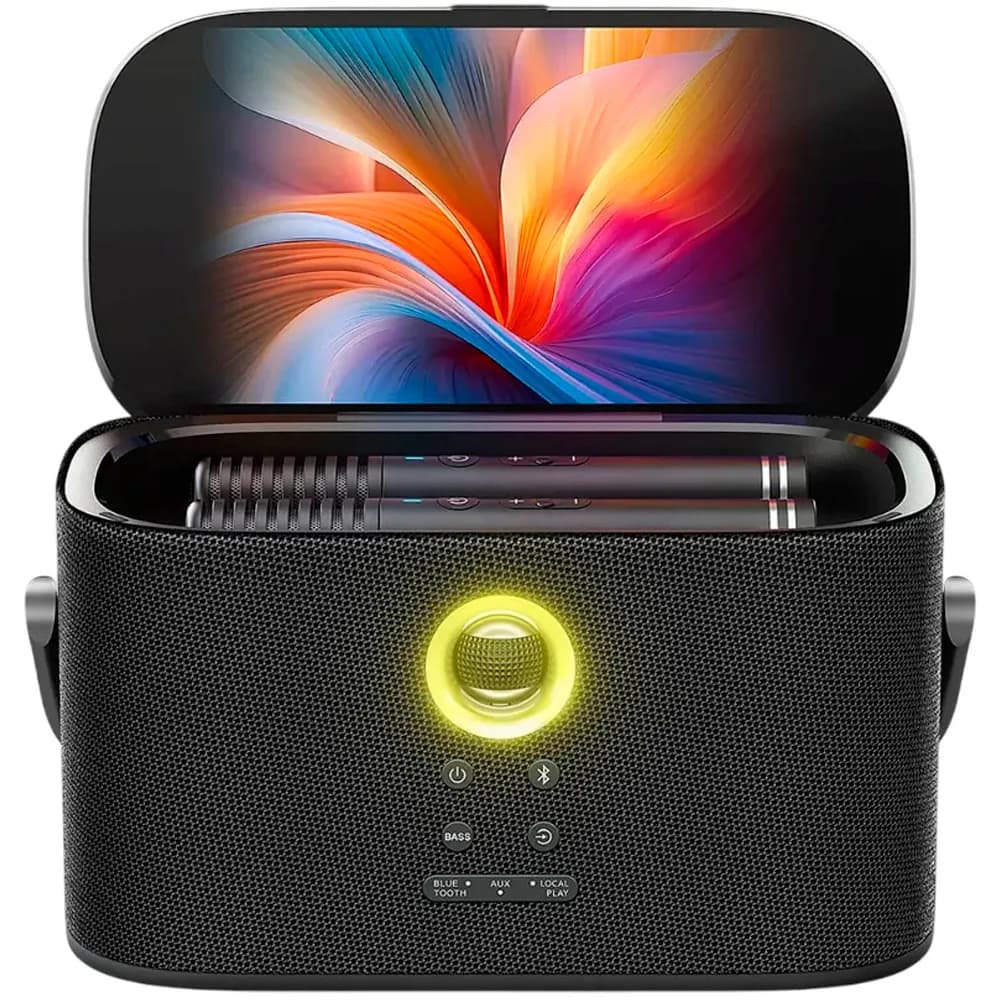 Anúncio: Joog Speaker Shell S2 Karaoke/pantalla 8"/2X Microfono 140W Black