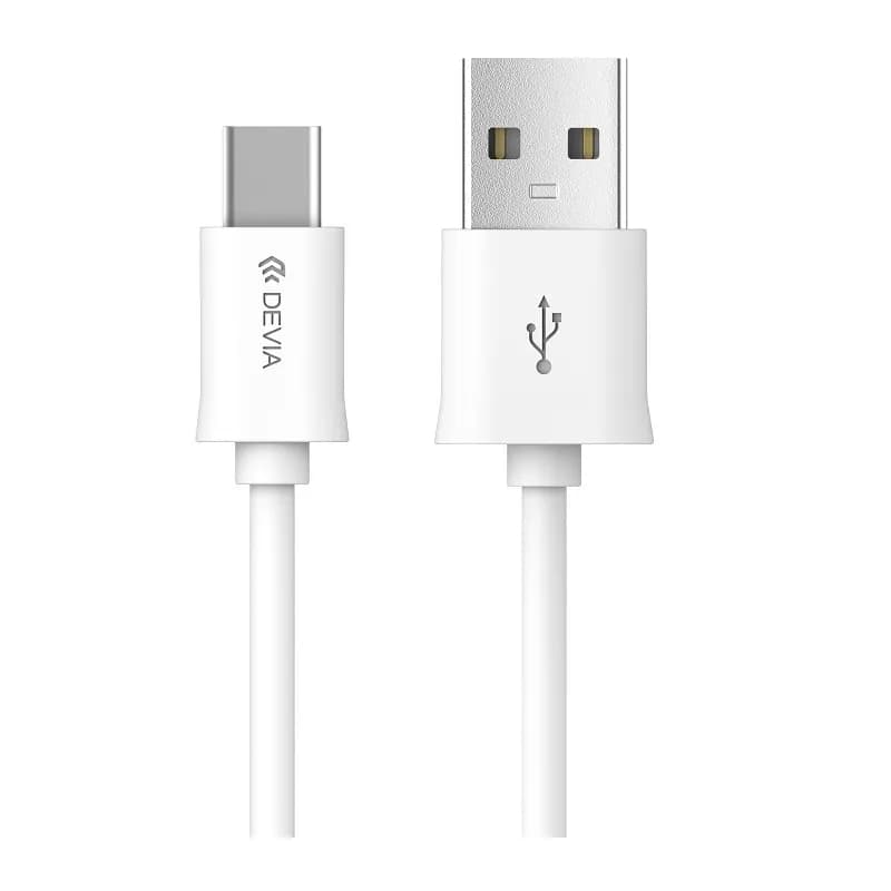 Anúncio: Devia Cable EC066 USB A USB-C 2M White