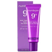 Anúncio: Numbuzin Protector Solar NAD+9 Peptides Dewy Sun Essence 50ML