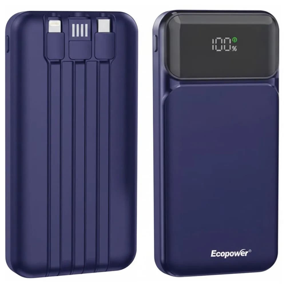 Anúncio: Ecopower Cargador Portatil EP-C850 12000MAH Azul