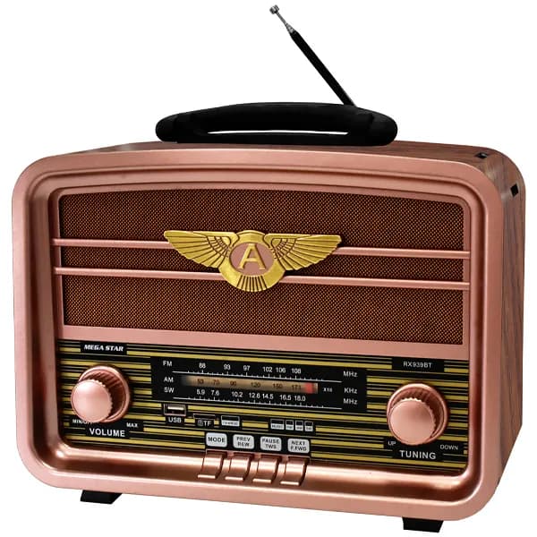 Anúncio: Megastar Radio Portatil RX939BT Am/fm/bt/usb/recargable