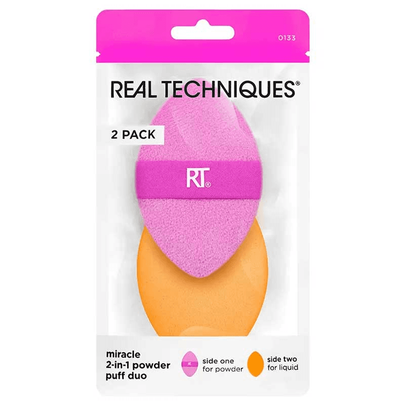 Anúncio: Real Techniques Set Miracle 2-IN-1 Makeup Powder Puff 0133