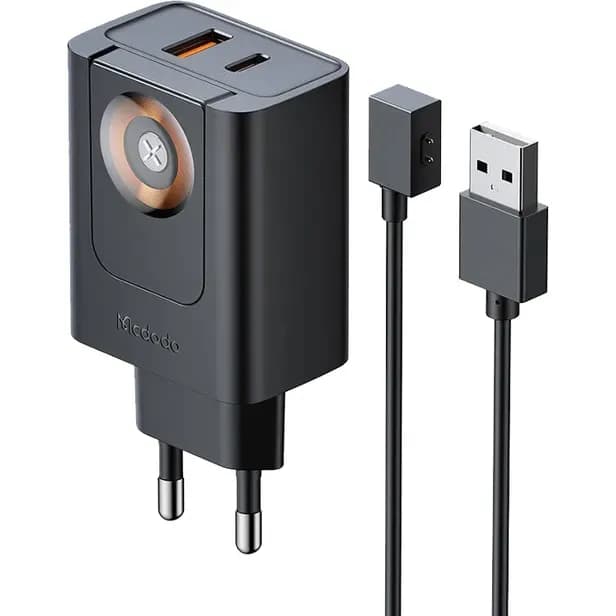 Anúncio: Mcdodo Cargador CH-3700 30W 2 En 1 USB-C Black