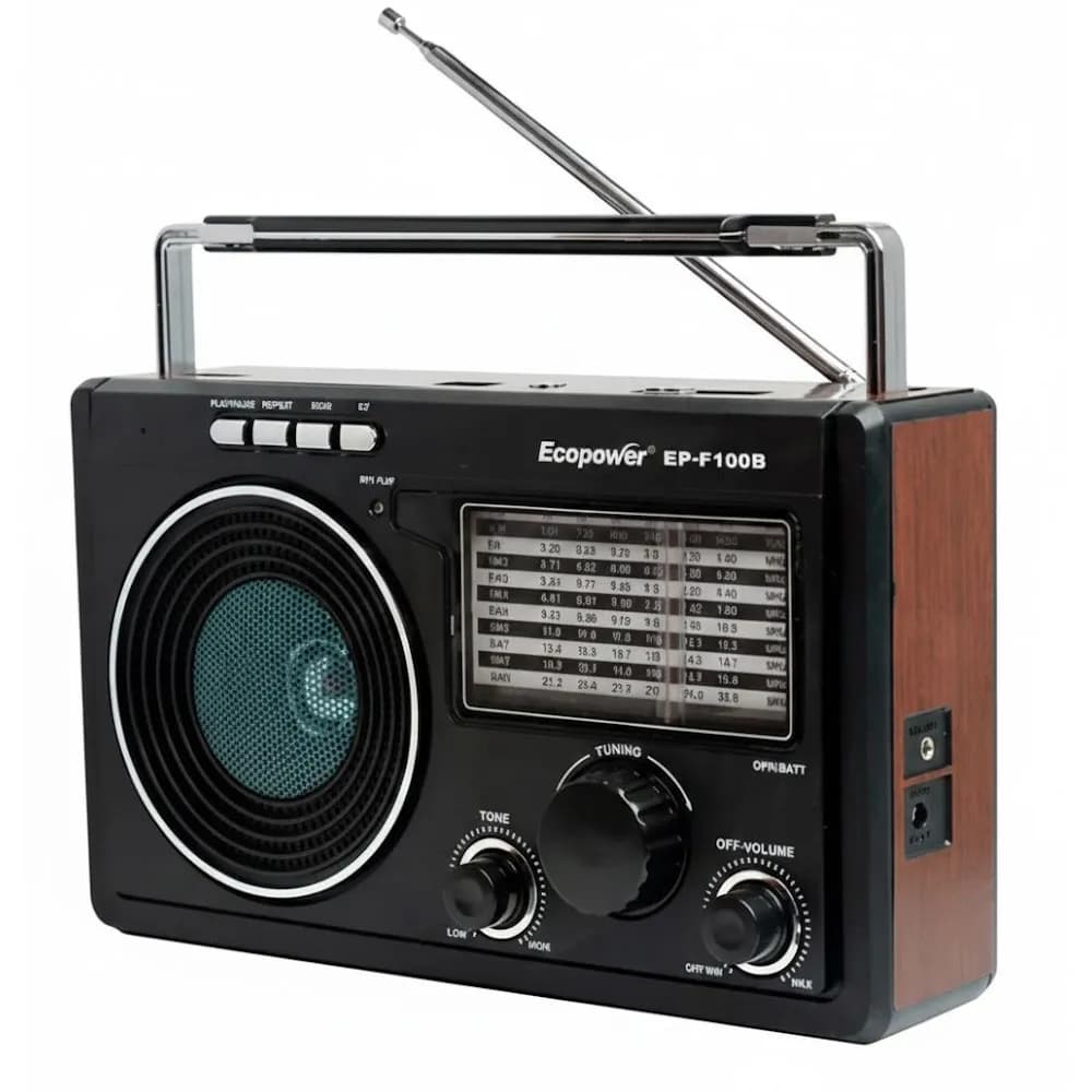 Anúncio: Ecopower Radio EP-F100B Usb/sd/fm/am Negro
