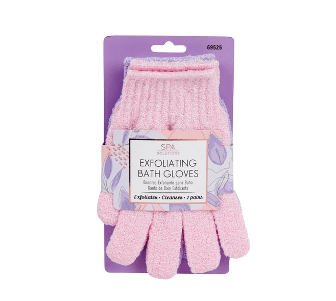 Anúncio: Cala Guante Exfoliante Para Baño 69525 2PCS Pink/lavander