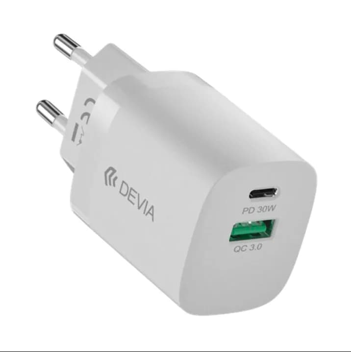 Anúncio: Devia Cargador RLE-3006ACL 30W Fuente 2PUERTOS Usb/usb-c Blanco
