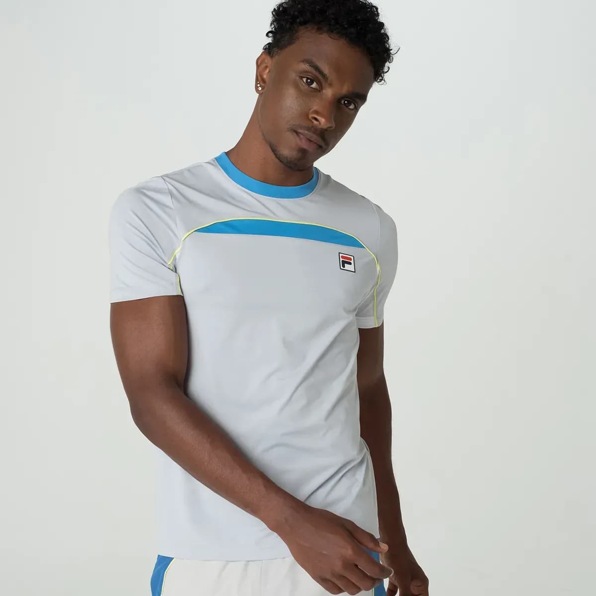 Anúncio: Fila Remera Backspin S. F11TN00567-3579 (t)xl Grey/blue/yellow Neon