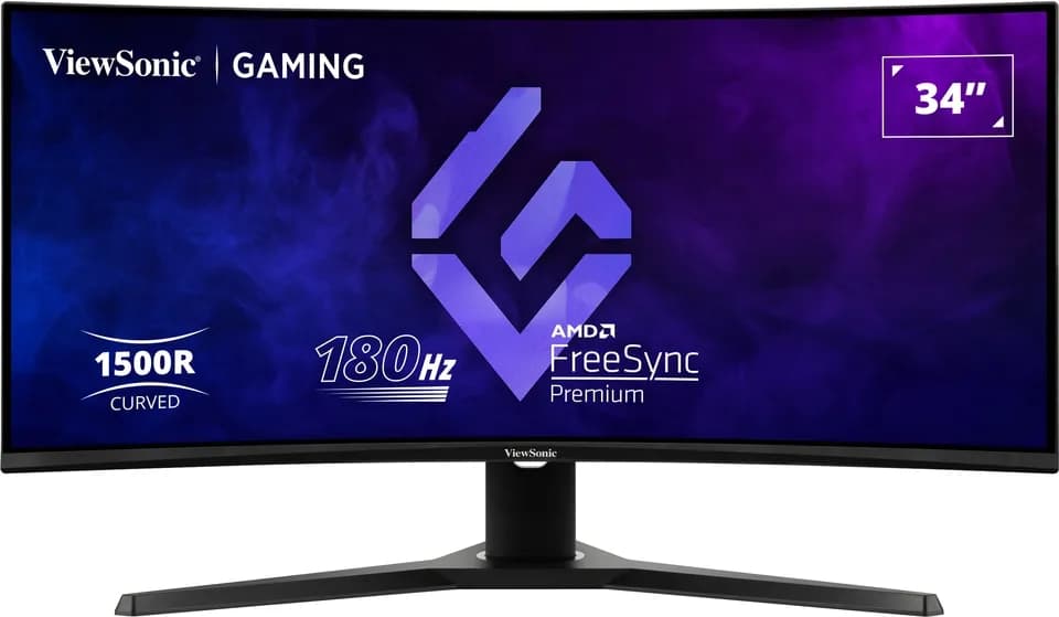 Anúncio: Viewsonic Monitor LED 34" VX3418C-2K Curved Black