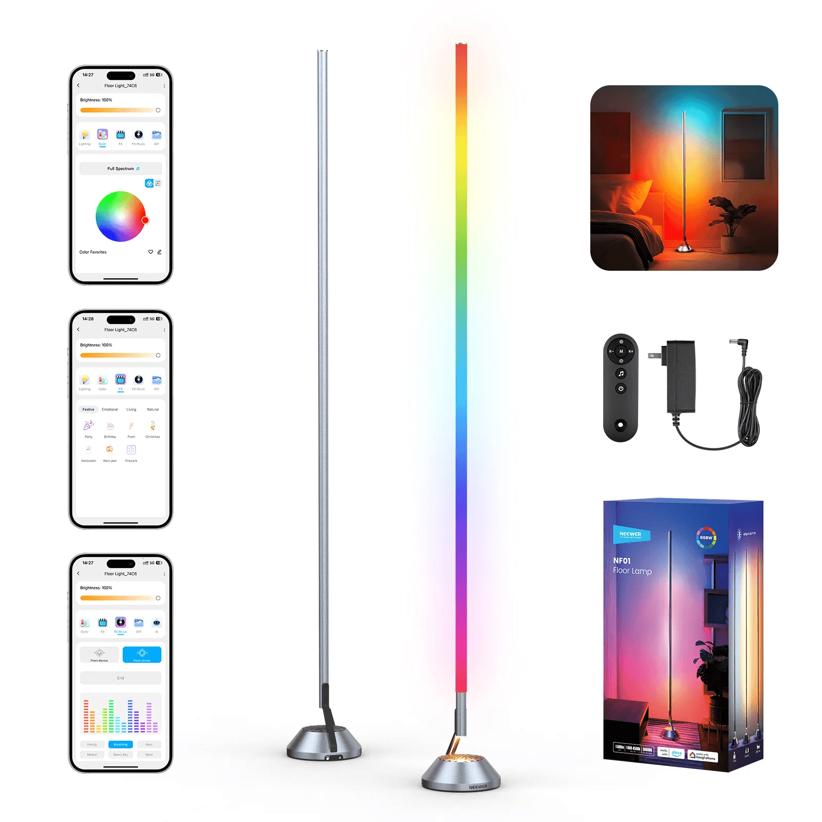 Anúncio: Neewer Tubo De Luz LED NF01 06908 1500LUMENS