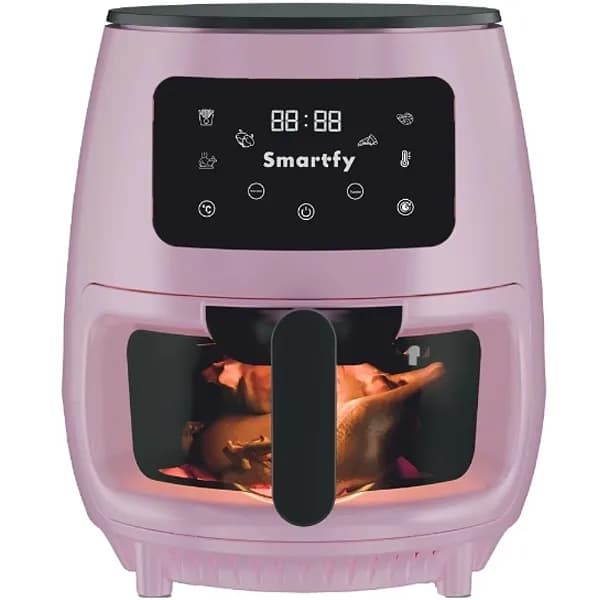 Anúncio: Smartfy Freidora Airfry AF03RS 3.6L C/vidrio 1400W 220V 50/60HZ Rosa
