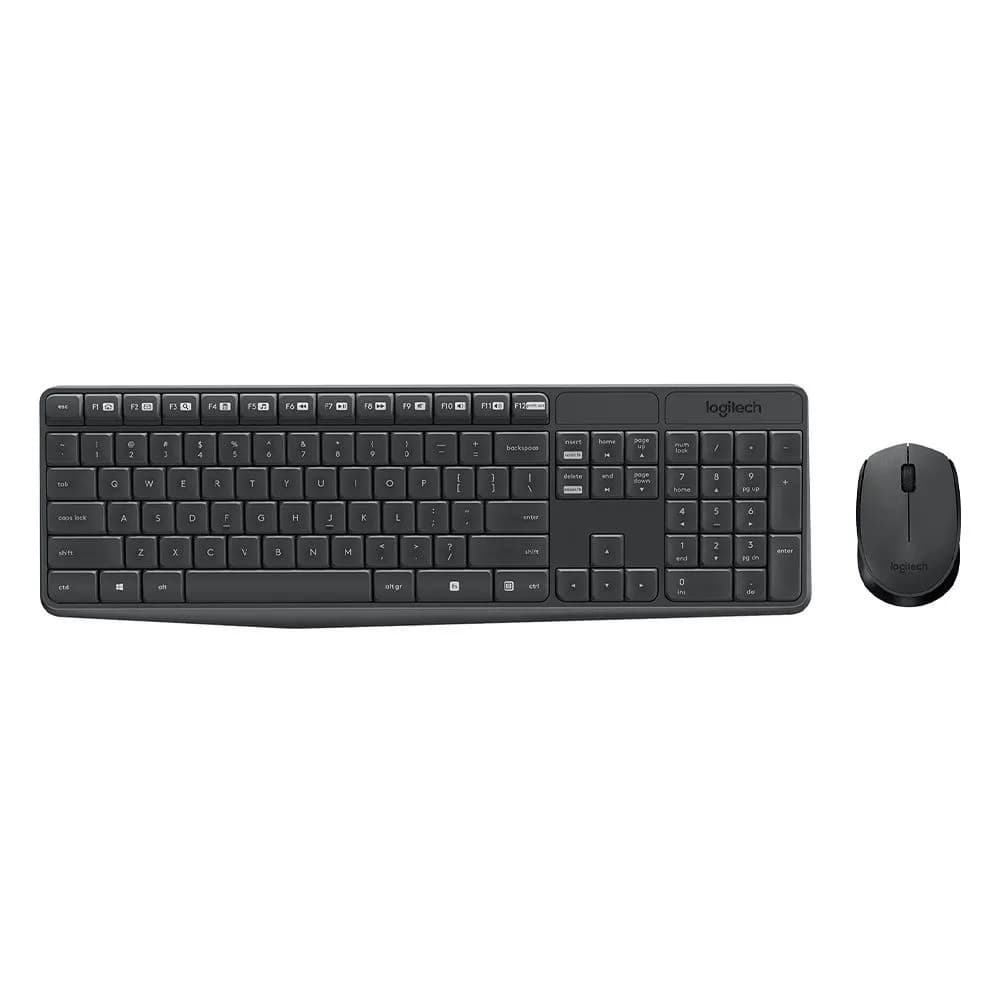 Anúncio: Logitech Teclado+mouse Wireless MK235 Esp 920-007901 Negro