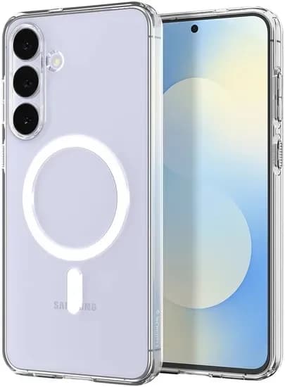 Anúncio: Spigen Capa Samsung S26 Crystal Flex Magfit Clear White ACS10957