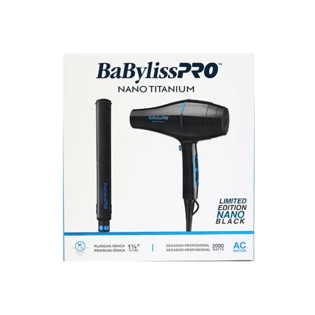 Anúncio: Babylisspro Secador Nano Titanium + Planchita Ionica E.limit BBLPP43UZ