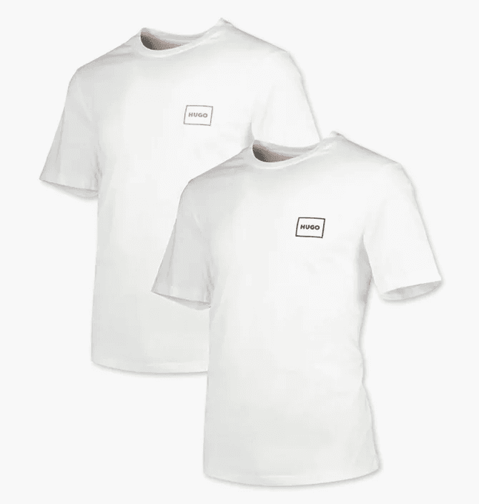 Anúncio: Hugo Remera Pack Masc 2PCS 50548566 100 (s) Blanco