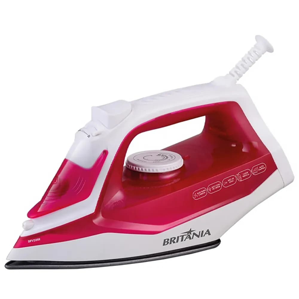 Anúncio: Britania Plancha A Vapor BFV201R 245ML/2NIV/1250W 220V/50HZ Rojo