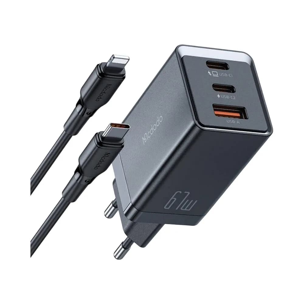 Anúncio: Mcdodo Cargador CH-1544 67W C/cable USB-C A Lightning Dual Usb-a/usb-c