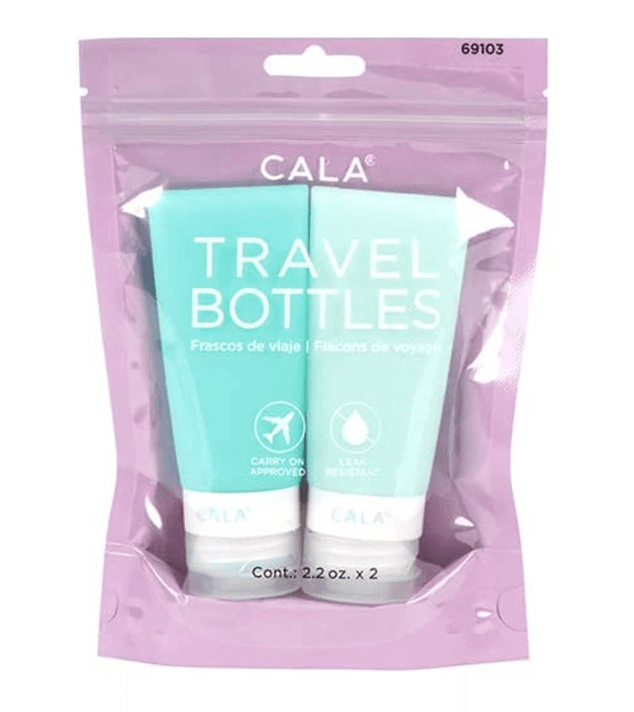 Anúncio: Cala Frascos De Viaje Silicona Menta 2PCS 69103