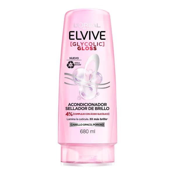 Anúncio: Loreal Acondicionador Elvive Glycolic Gloss 680ML