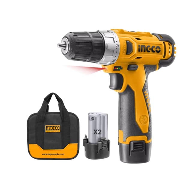 Anúncio: Ingco Taladro Inalambrico UCDLI228120-2 12V Set De 3 Pcs