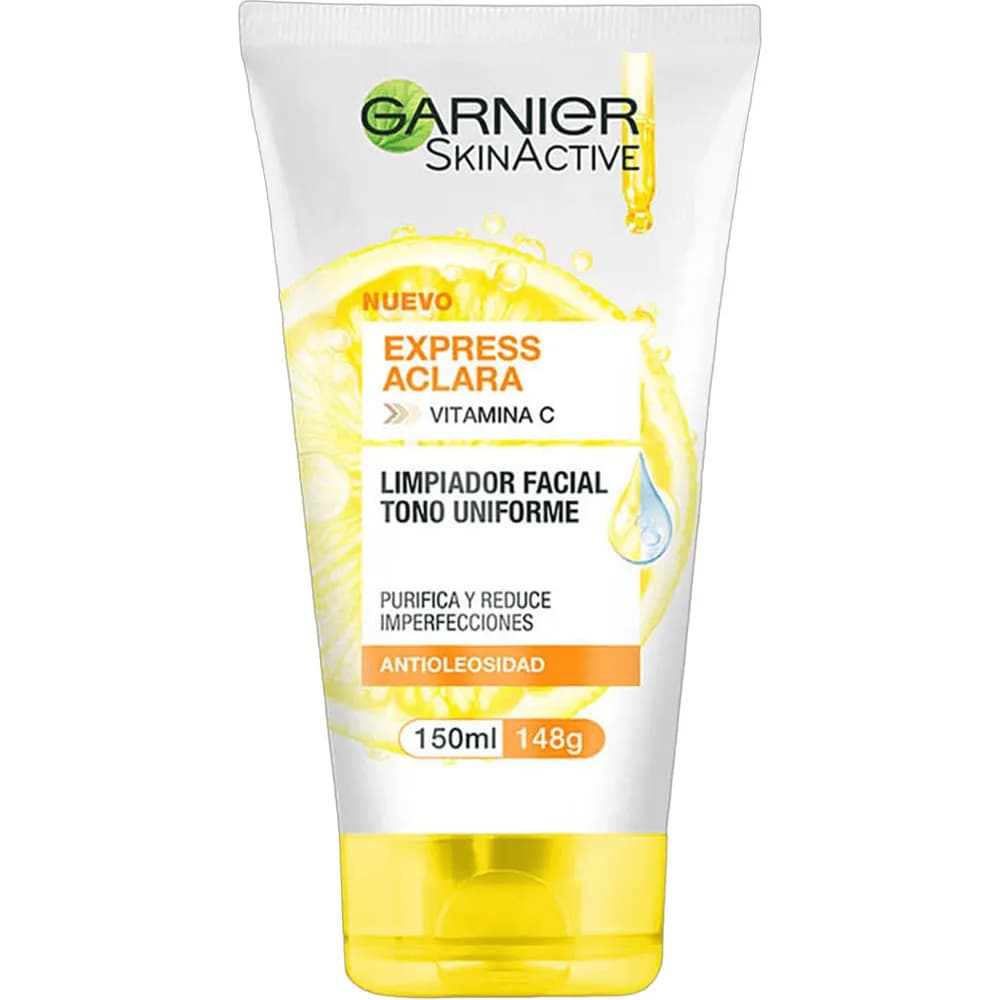 Anúncio: Garnier Gel Limpieza Skinactive Express Aclara Vit. C. 150ML