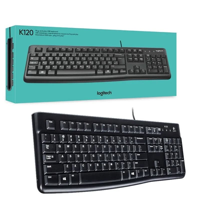 Anúncio: Logitech Teclado K120 USB Esp 920-004422 Negro
