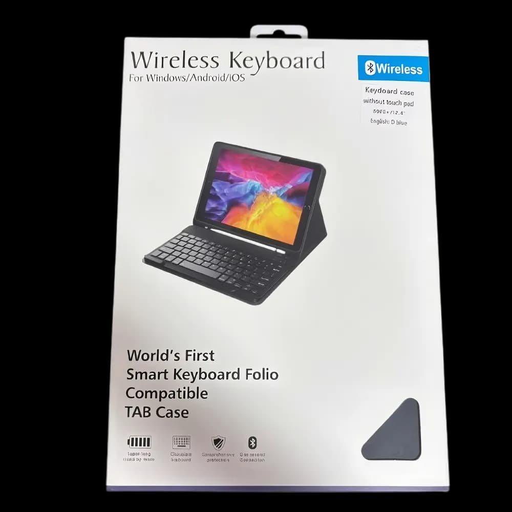 Anúncio: Original Capa P/samsung Tab S9 Fe+ 12.4" Silicona C/teclado Dark Blue
