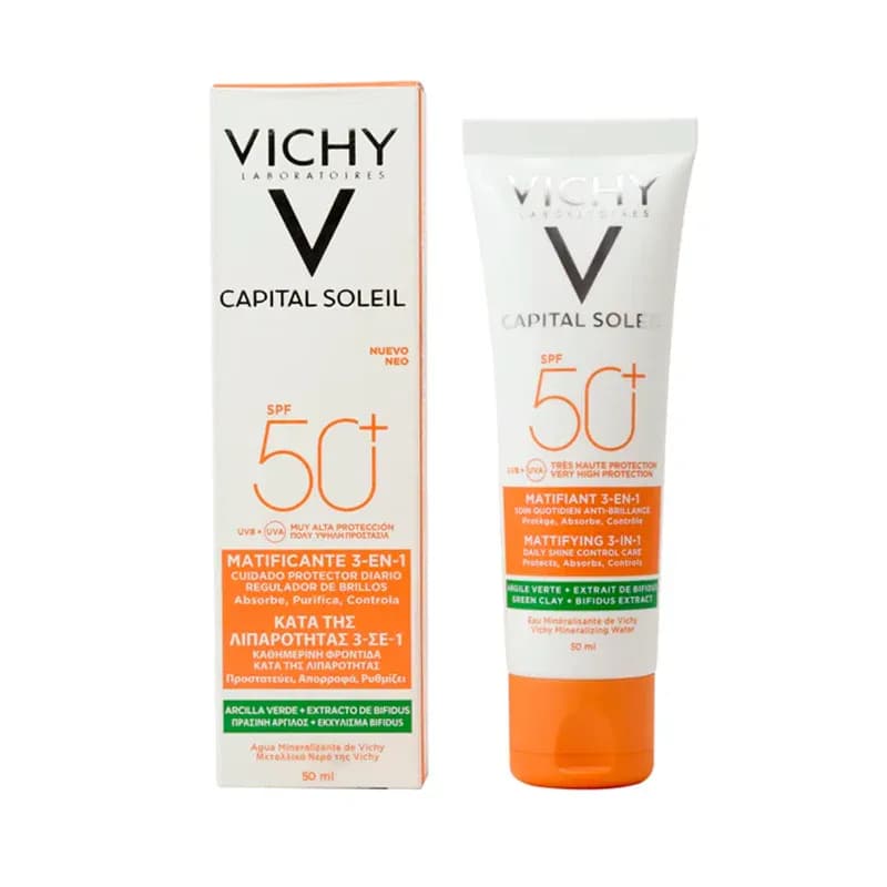Anúncio: Vichy Protector Solar Capital Soleil Matificante 3EN1 SPF50 50ML
