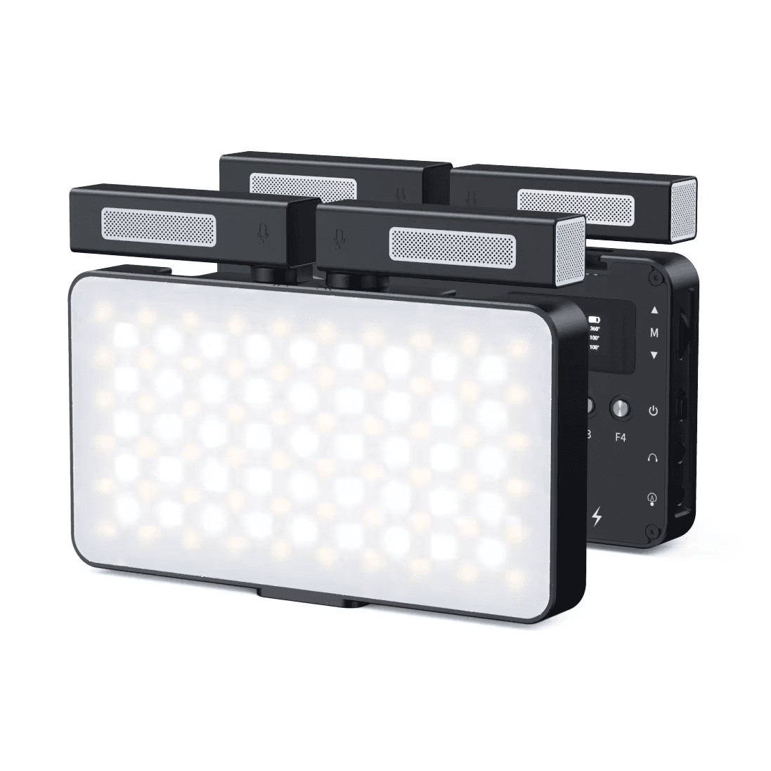 Anúncio: Mamen Micrófono Doble Pofesional SML-V02 RGB 4000MAH