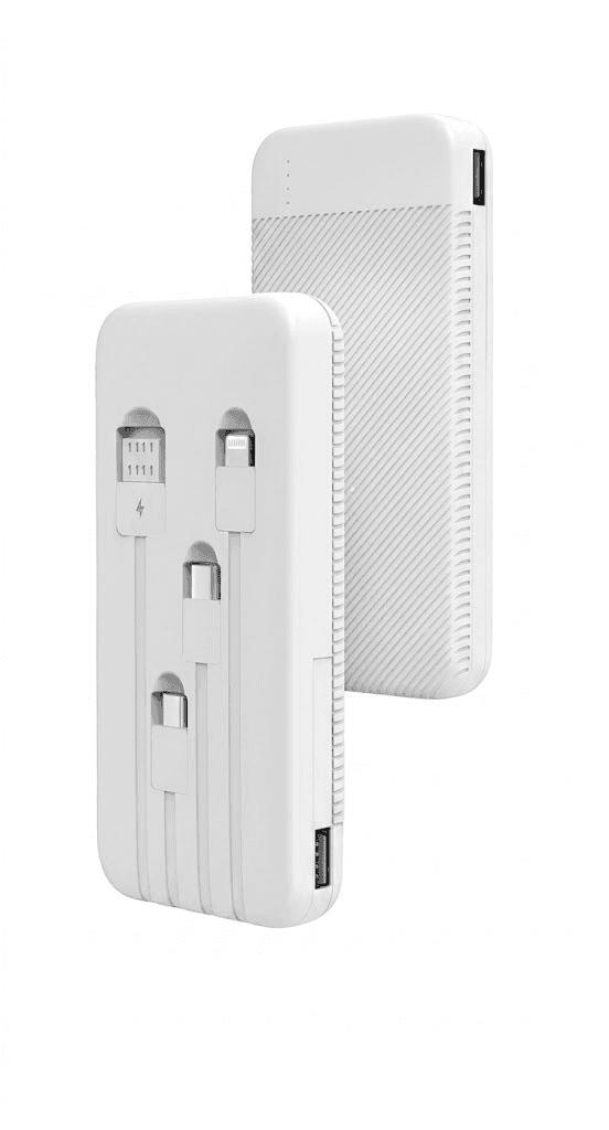 Anúncio: Ecopower Cargador Portatil EP-C803 12000MAH 3EN1 Blanco