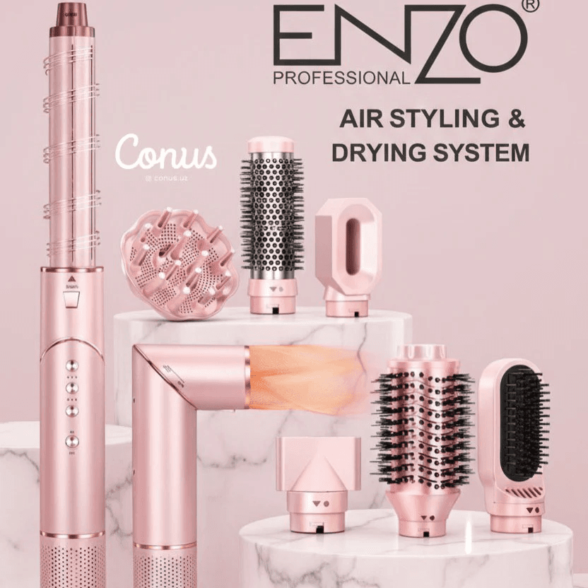 Anúncio: Enzo Modelador De Cabello 9EN1 EN-755P 220/240V 50/60HZ 1500W Pink