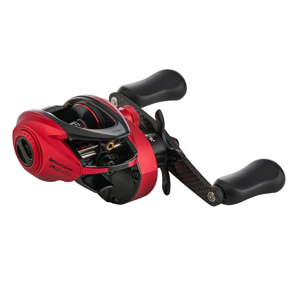Anúncio: Abu Garcia Carretilla REVO5 Rocket Lp-l Izq Rojo/ Negro