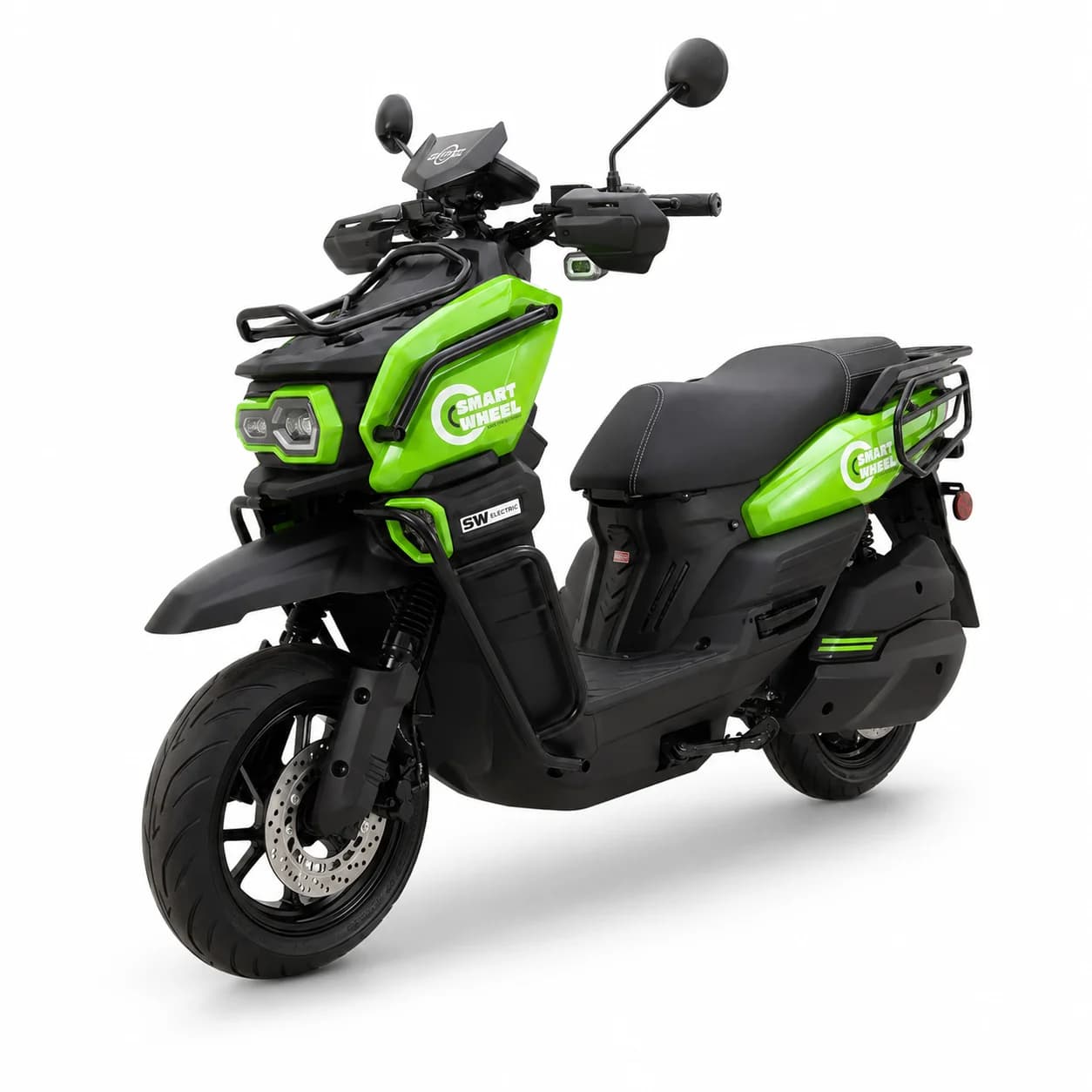 Anúncio: Moto Elétrica Smart Wheel SW Tank Pro 1000W Verde - Autonomia 90km no Paraguai