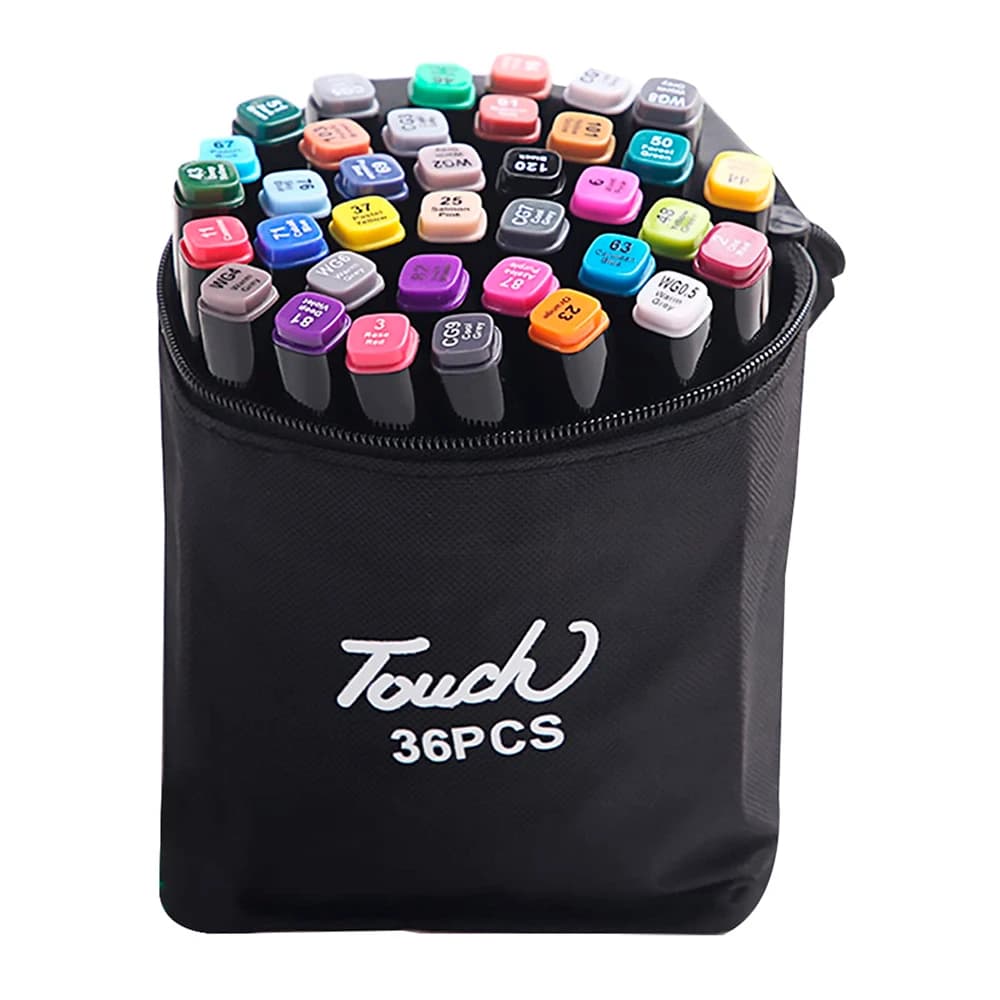 Anúncio: CANETAS COLORIDAS TOUCH KIT 36 PCS