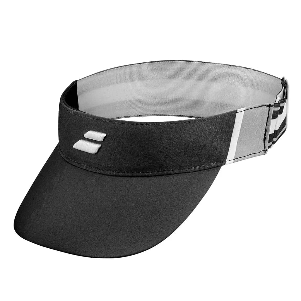 Anúncio: 5WB1232-2001-U-BABOLAT ACCESORIOS VISERAS FEMENINO TENIS ELASTIC_VISOR BLACK/WHITE