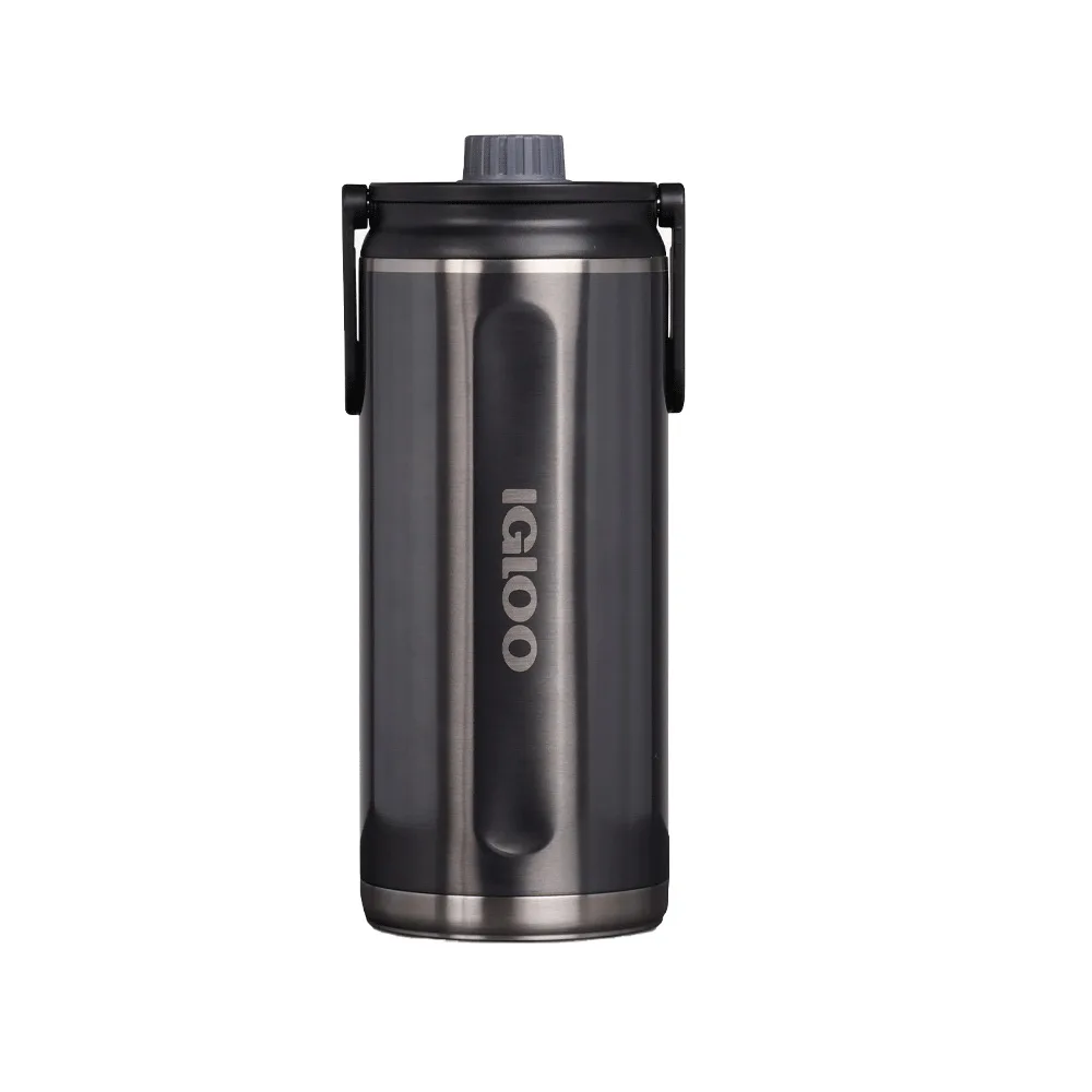 Anúncio: GARRAFA IGLOO 2.4L SSTL CHUG BTL PRETO CARBONITE C/MANIJA 4P 71101