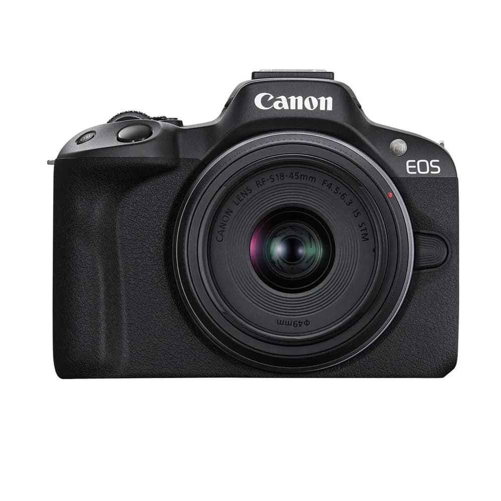Anúncio: CAMERA CANON EOS R50 MIRROR. RF-S 18-45MM LENS KIT BLACK