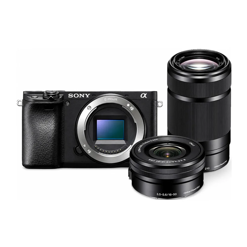 Anúncio: CAMERA SONY ALPHA A6400 MIRRORLESS 16-50MM+55-210MM LENS KIT BLACK