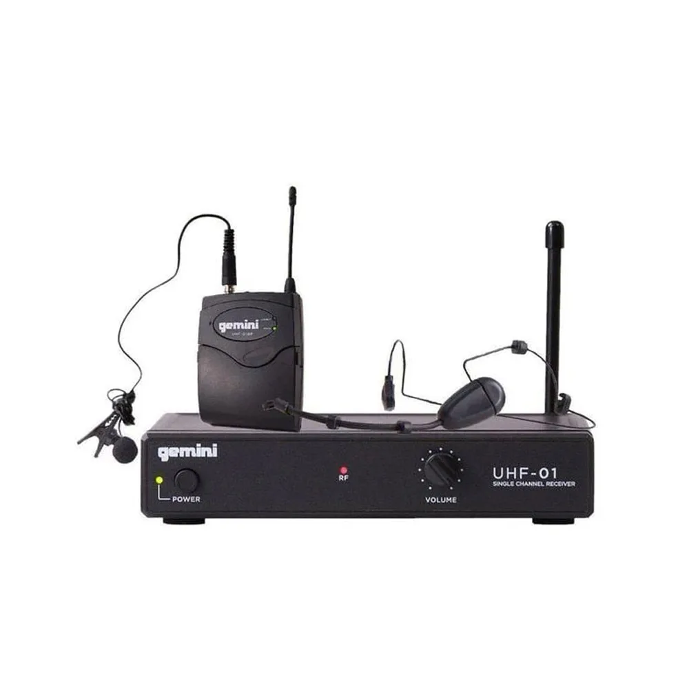 Anúncio: MICROFONE GEMINI UHF 01HL CABECA SINGLE