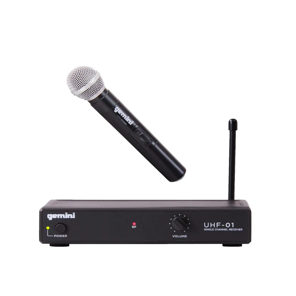 Anúncio: MICROFONE GEMINI UHF 01M MAO SINGLE
