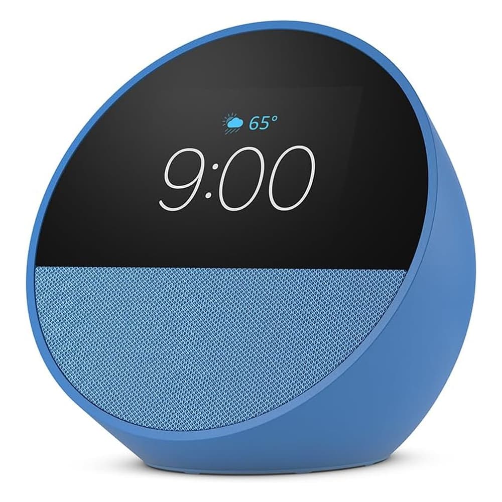 Anúncio: Amazon Echo Spot 2024 com Tela 2.83 / Alexa / Relógio / Alto-Falante / Wi-Fi - Ocean Blue