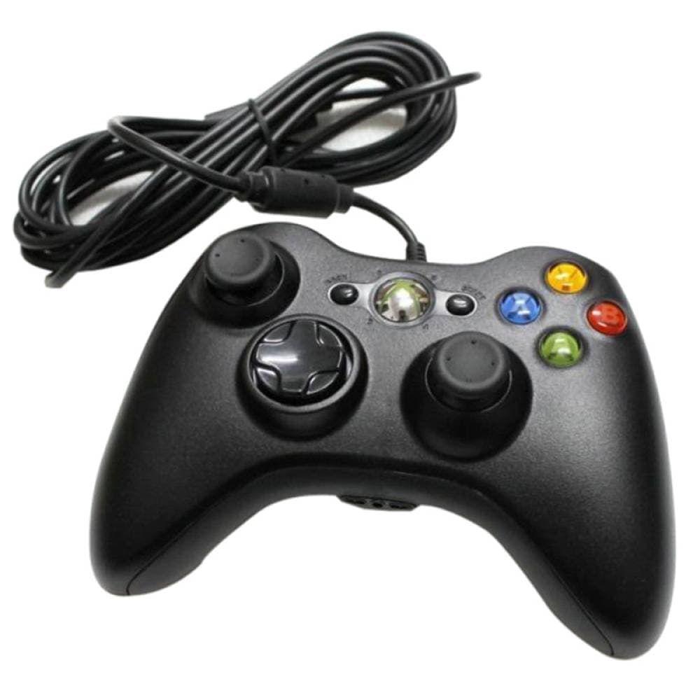 Anúncio: CONTROL XBOX 360 COM FIO NEGRO