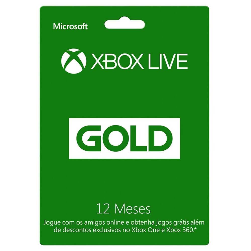 Anúncio: XBOX LIVE GOLD 12 MESES