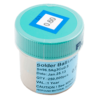 Anúncio: BOLINHA SOLDA BGA 0.60MM 250K LEAD FREE