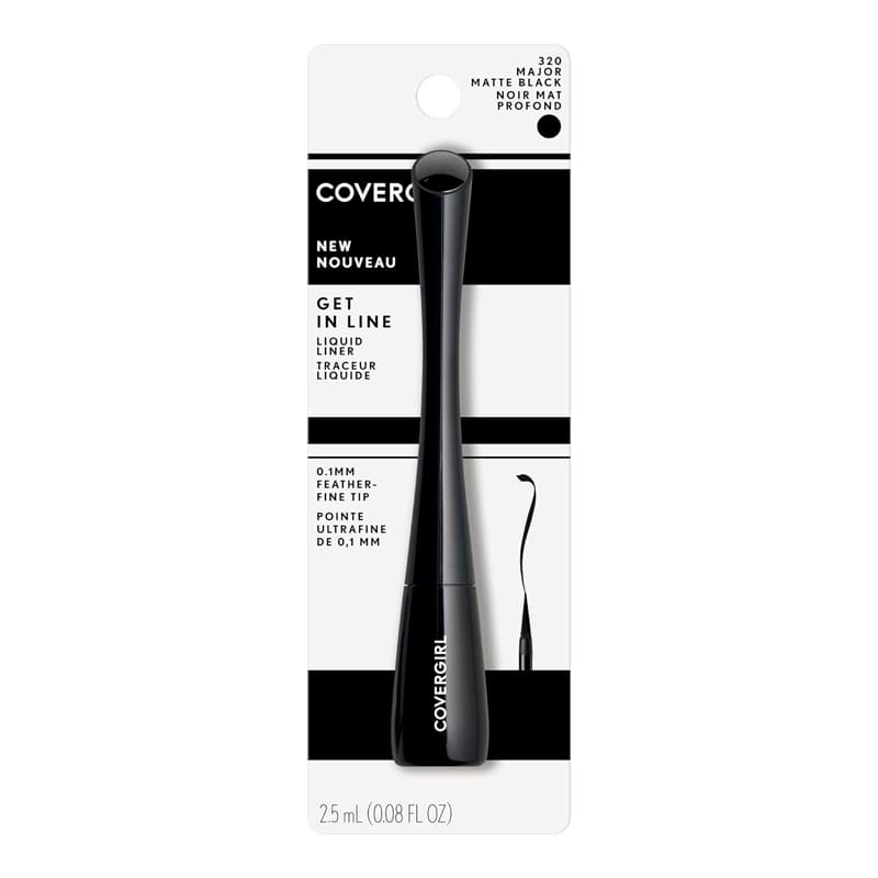 Anúncio: COVERGIRL GET IN LINE LIQUID EYELINER MAJOR MATTEB