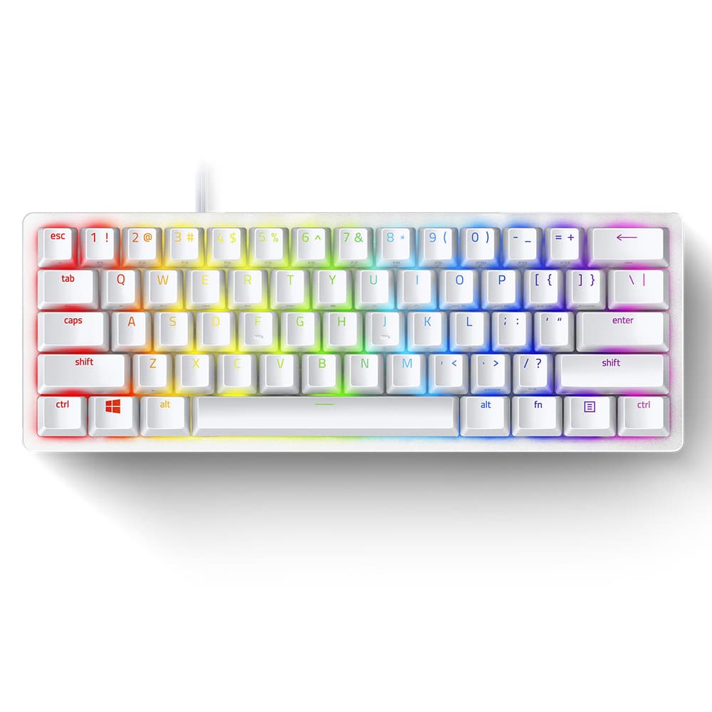 Anúncio: Teclado Gamer Razer Huntsman Mini 60% Interruptor Óptico Linear USB Inglês US Mercury – RZ03-03390300-R3M1