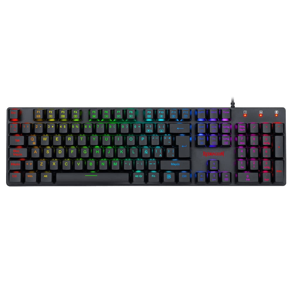 Anúncio: Teclado Gamer Mecânico Redragon Shrapnel K589 RGB USB Espanhol – Preto K589RGB-SP