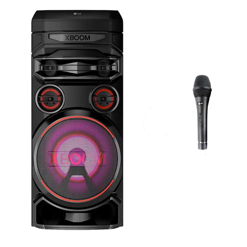Anúncio: Torre de Som LG Xboom RNC7 Karaokê Star Super Bass Boost Iluminação Multicor Party (Com Microfone) 220V – RNC7.DPERLLK