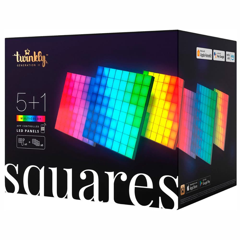 Anúncio: Luzes Twinkly Squares 64 RGB Wi-Fi/Bluetooth/IP20 USB – TWQ064STW-07-BUS
