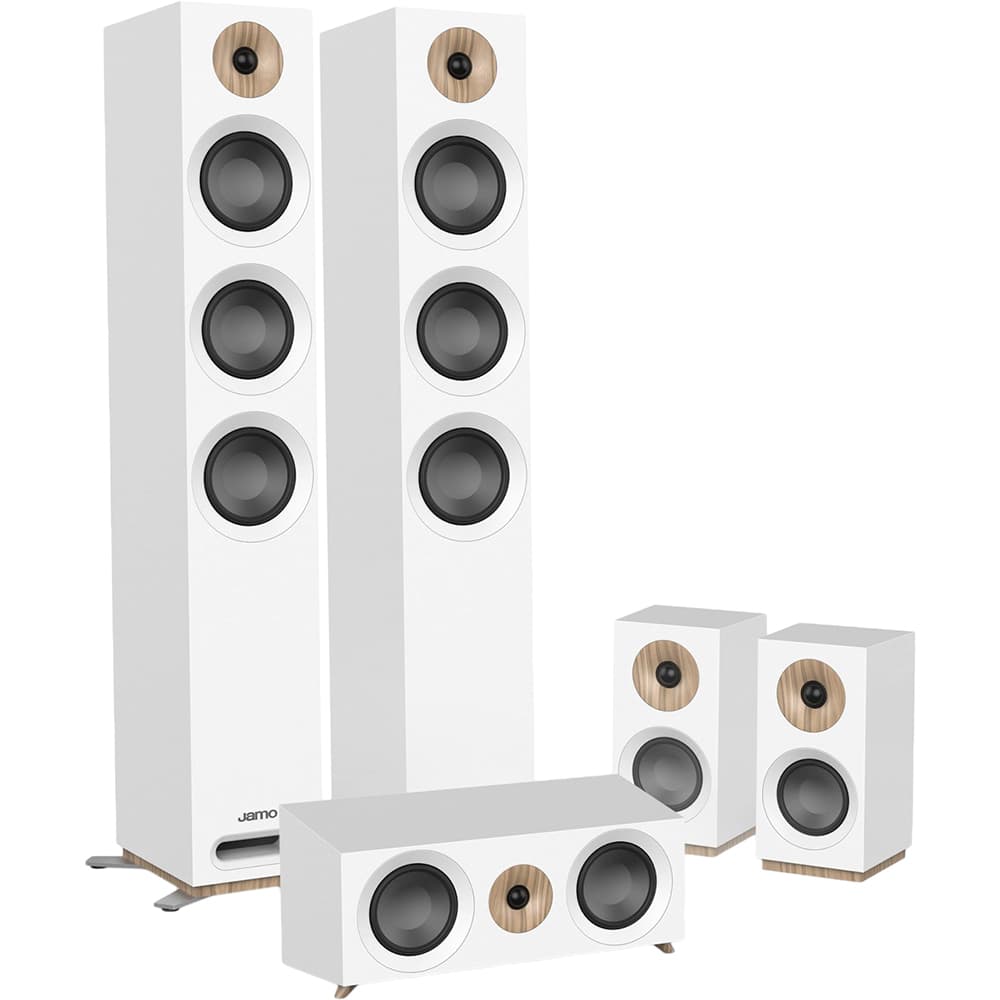 Anúncio: Sistema de Cinema Klipsch Jamo S 809 HCS 5.0 – Branco