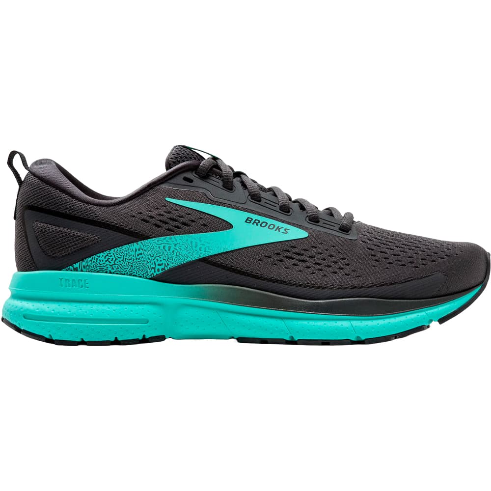 Anúncio: Tênis Brooks Feminino Trace 3 9 Preto/Turquesa – 1204011B094